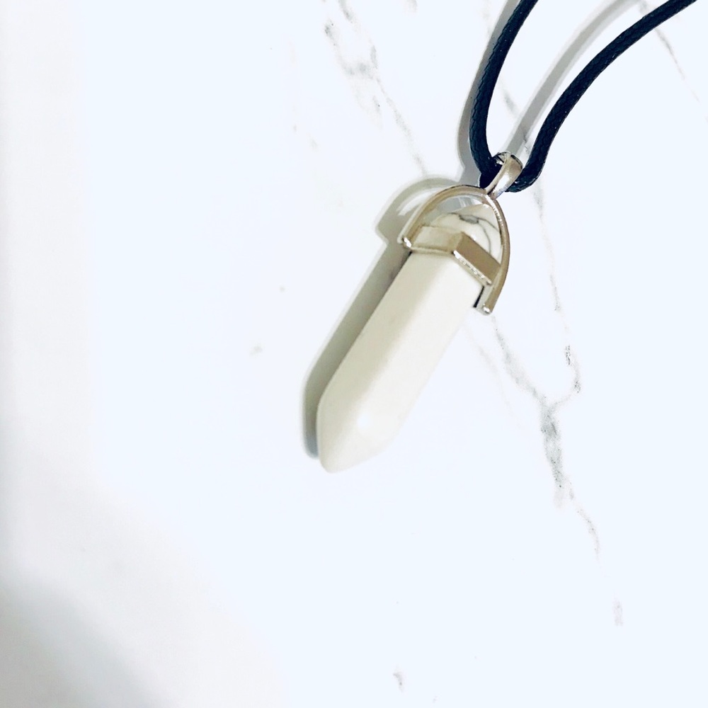 White Marble Choker
